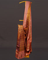 Bright Gold Kanjivaram Silk Saree